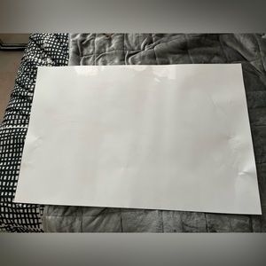 Reusable Adhesive Dry Erase Poster